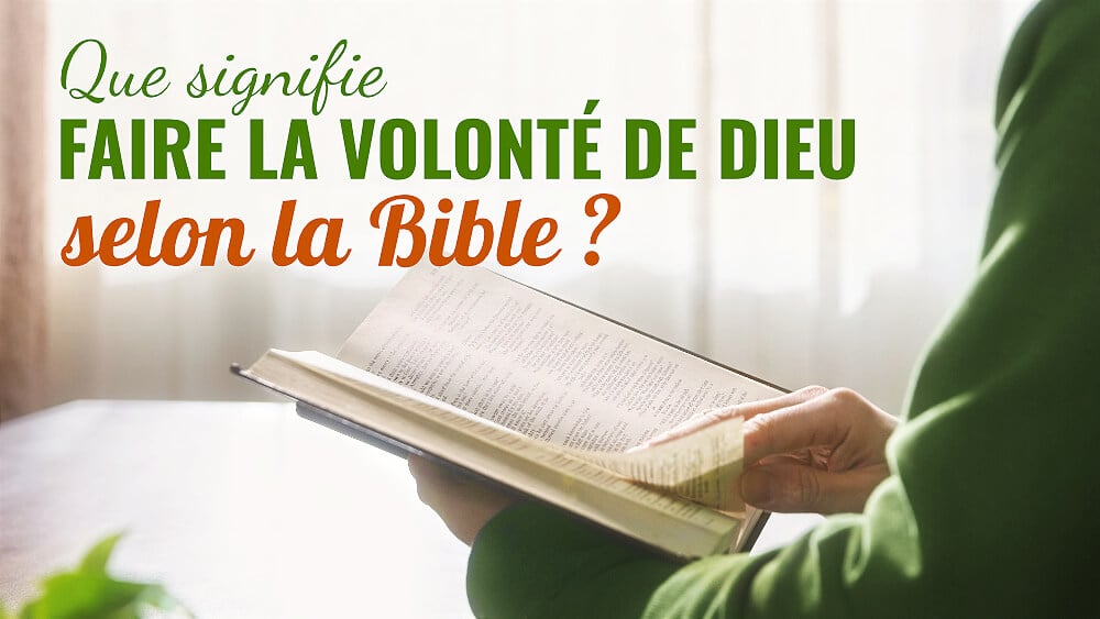 la volonté de Dieu